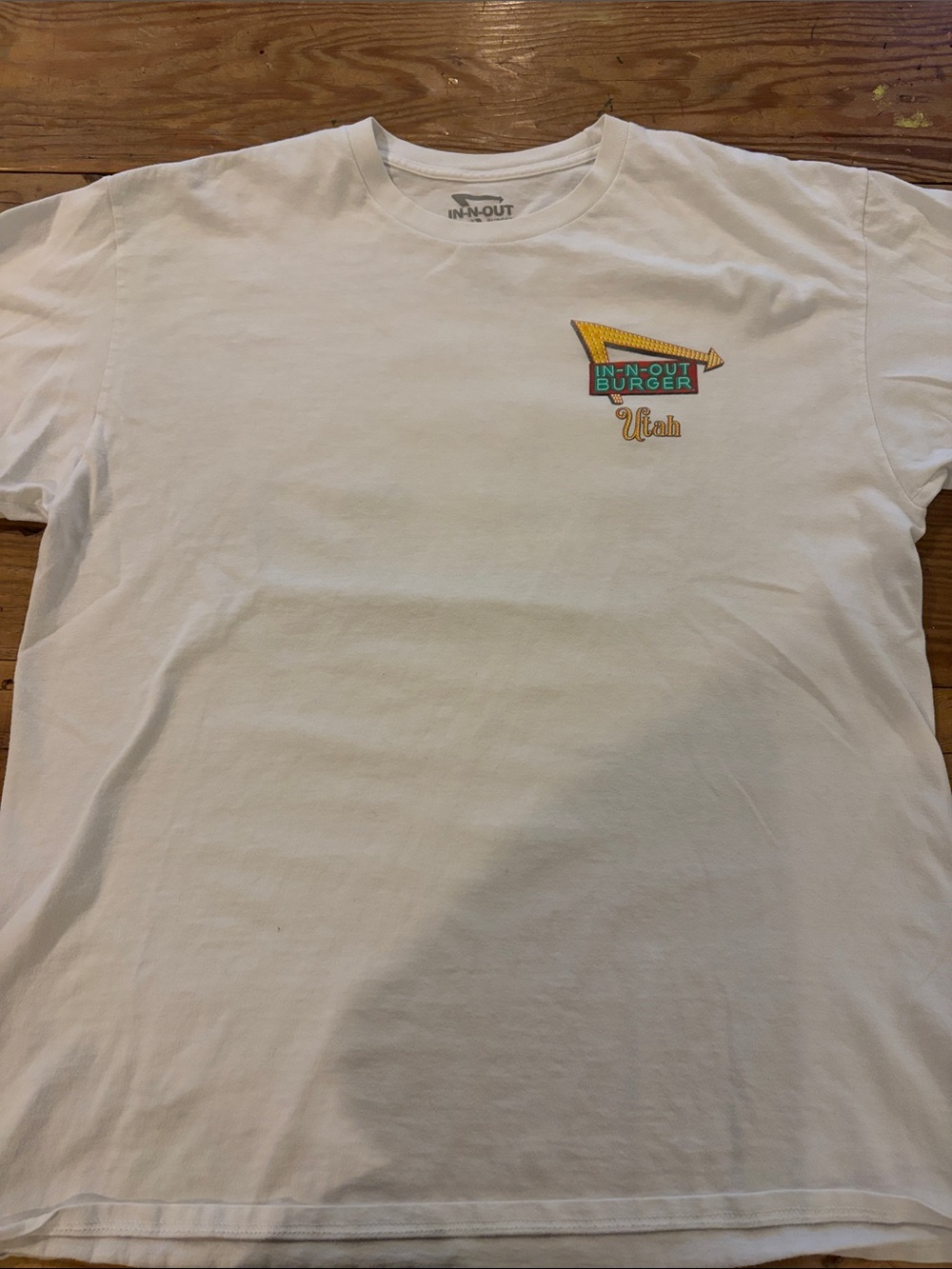 In-N-Out Burger Utah Short Sleeve Logo Tee - White